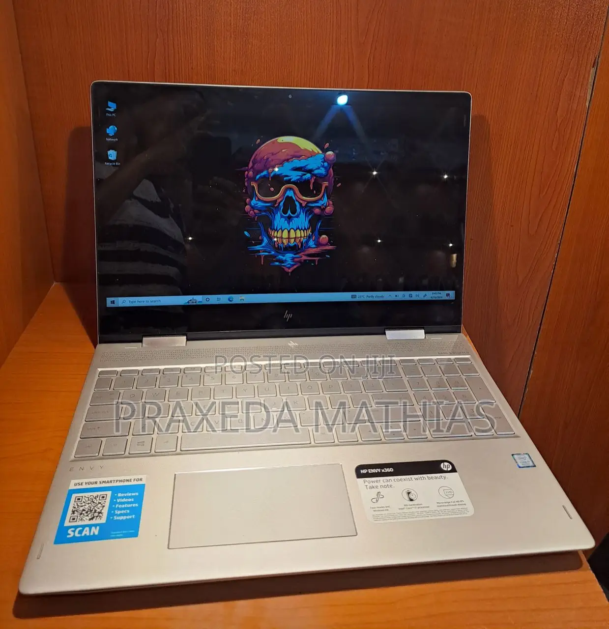 Laptop HP Envy X360 15-Cp0013nr 16GB Intel Core I7 SSD 512GB