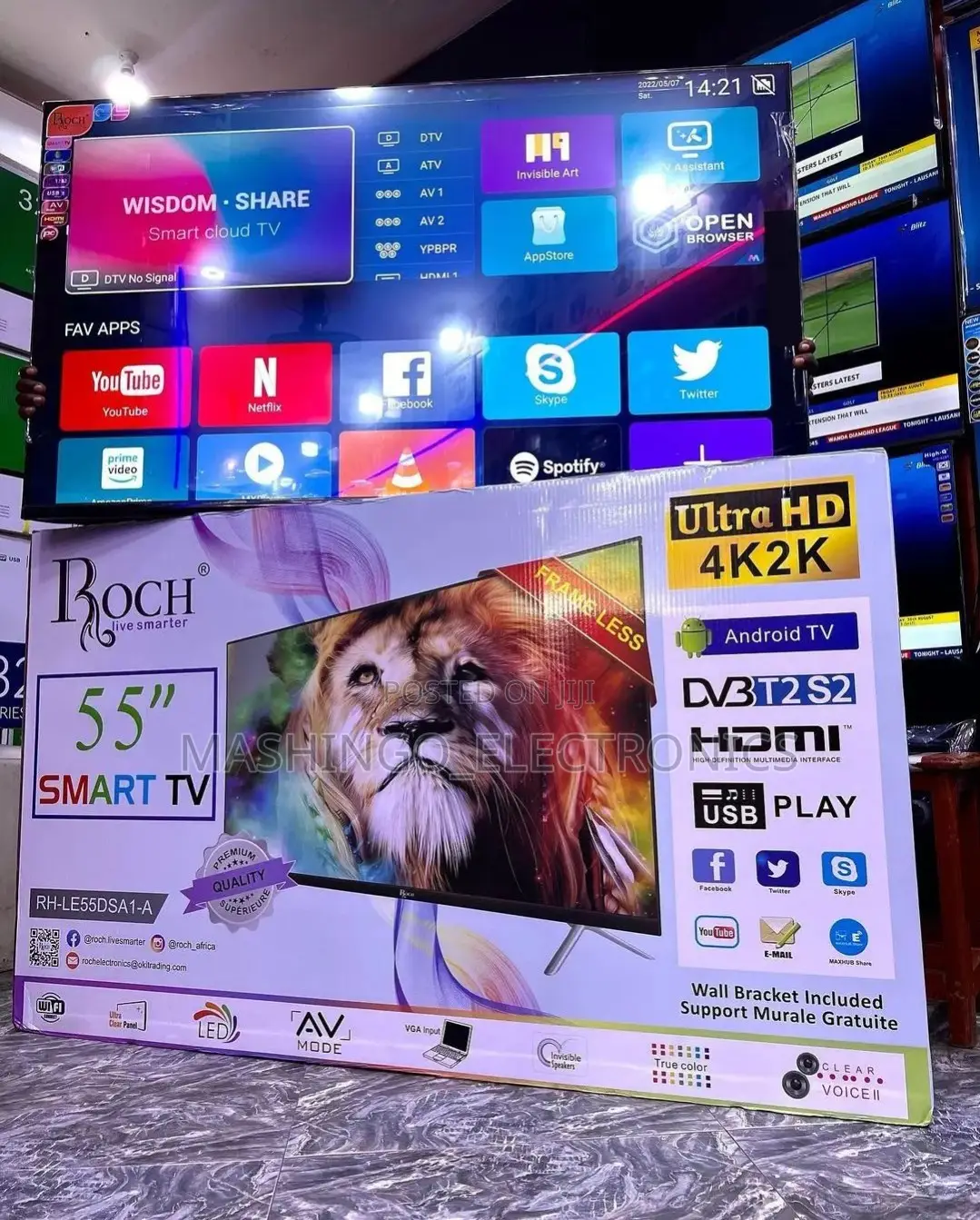 Roch Smart Tv 55 Inch
