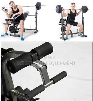 Weight Bench With 50kg Dumbbell Set