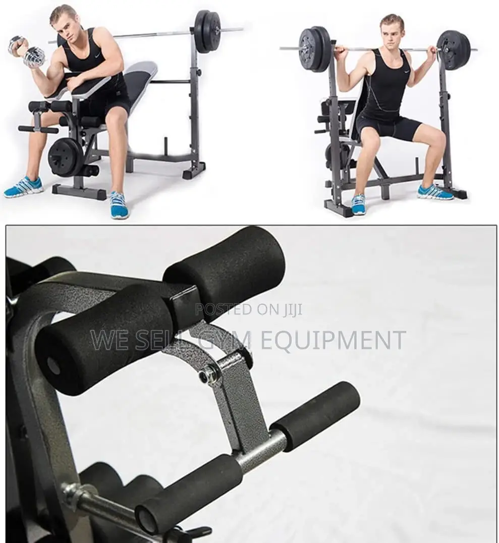 Weight Bench With 50kg Dumbbell Set