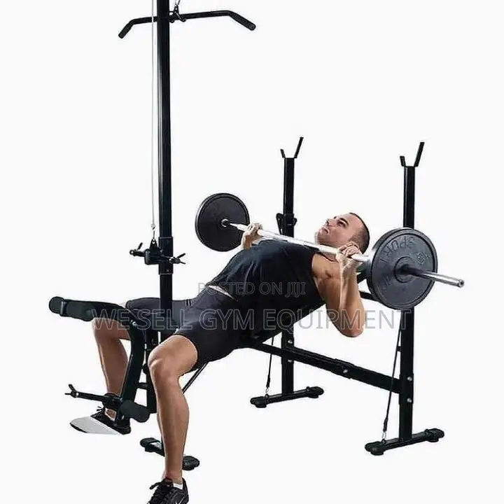 Weight Bench With 50kg Dumbbell Set