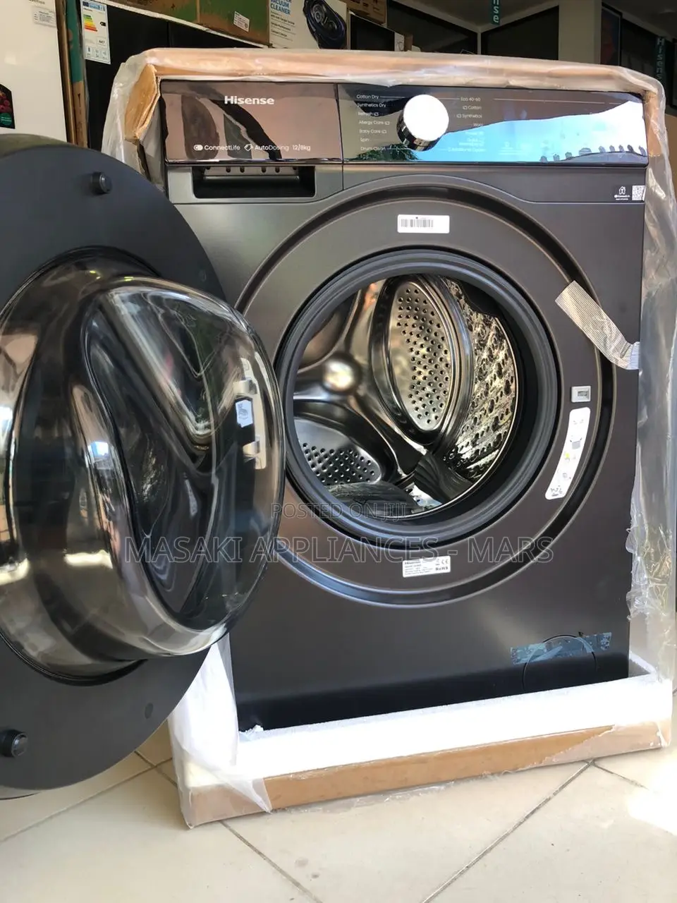 New Hisense Wd5s1245bb 12kgs Washer 8kgs Dryer