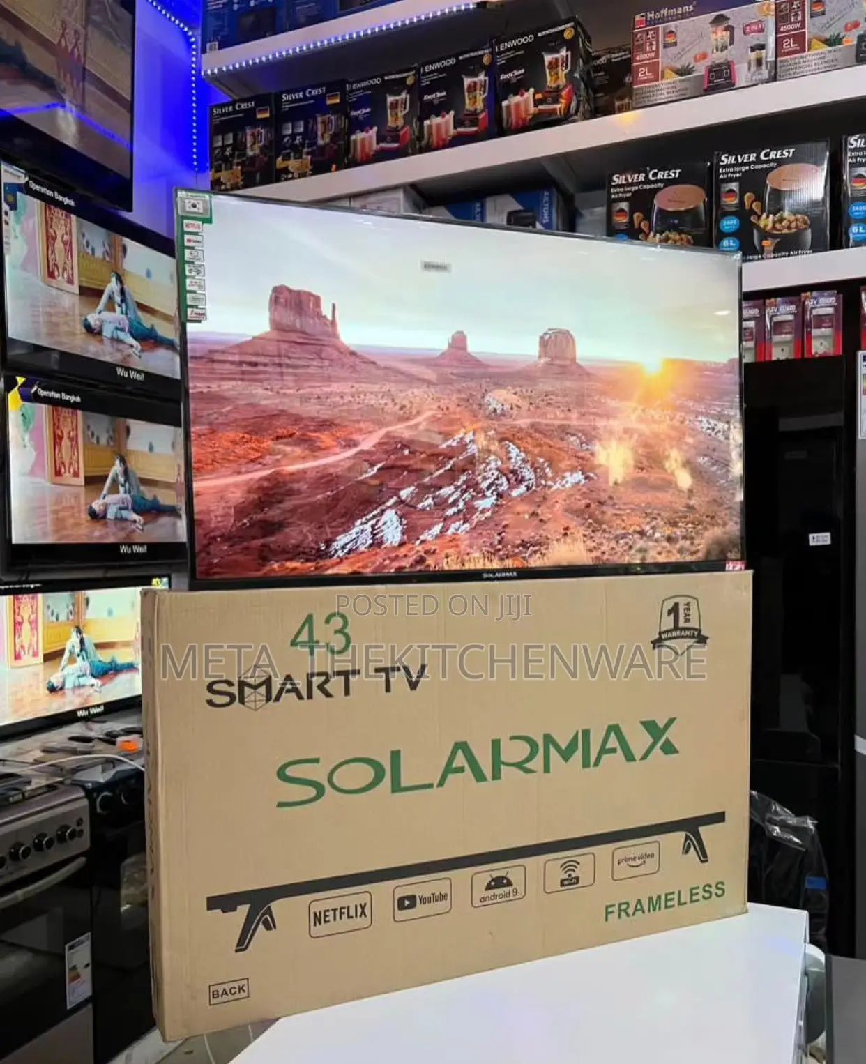 Solarmax Smart TV 43inch Frameless