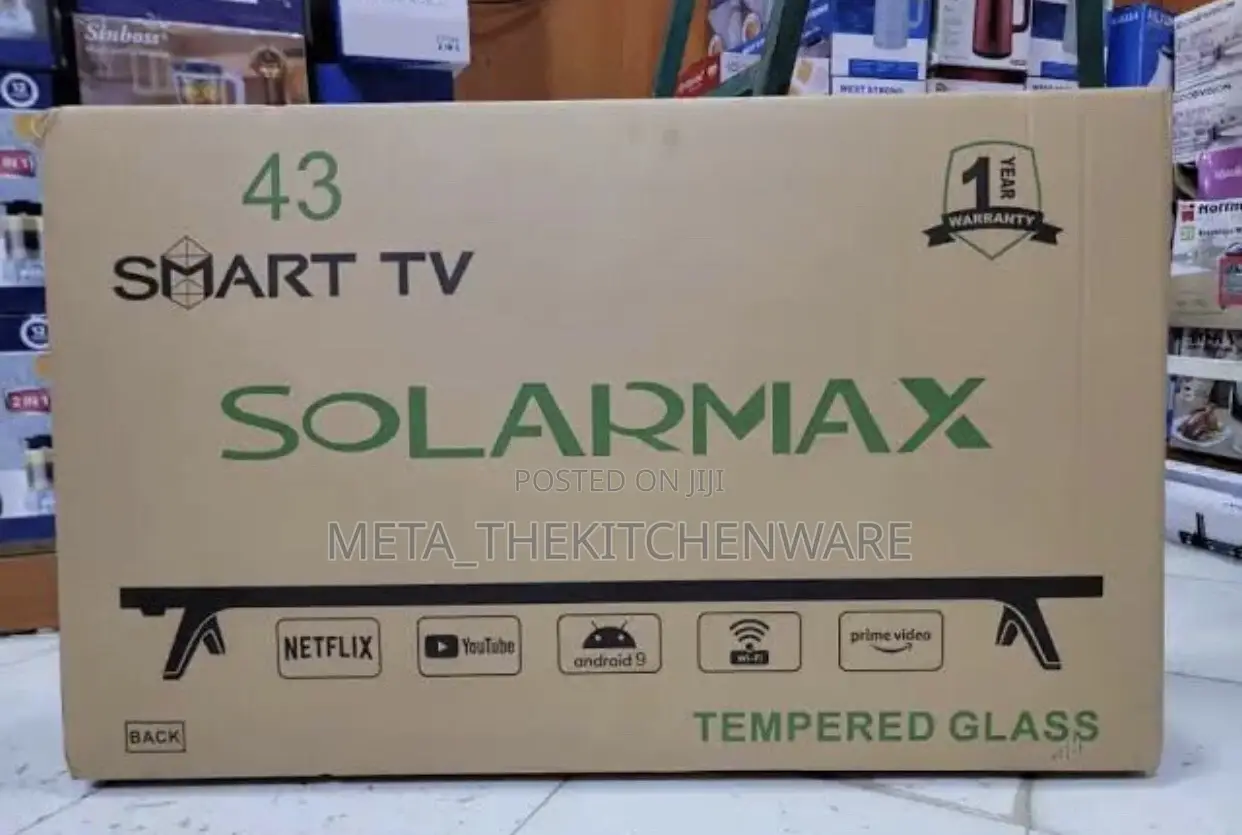Solarmax Smart TV 43inch Frameless