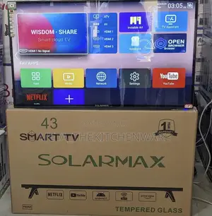 Solarmax Smart TV 43inch Frameless