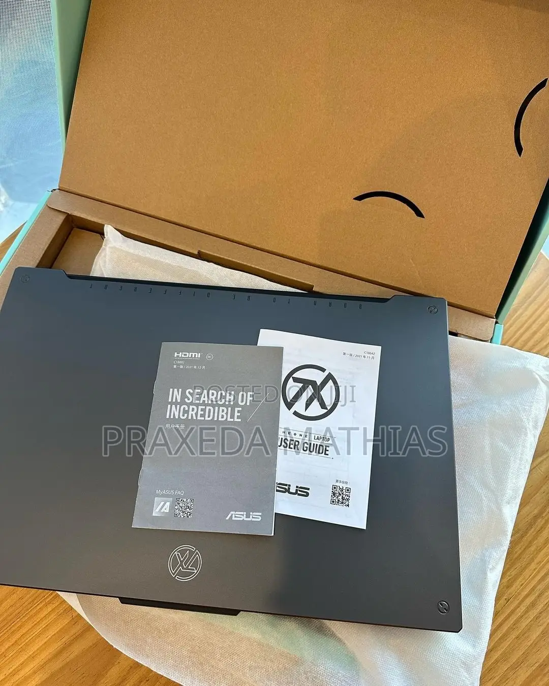 New Laptop Asus TUF516P 16GB AMD Ryzen 7 SSD 512GB
