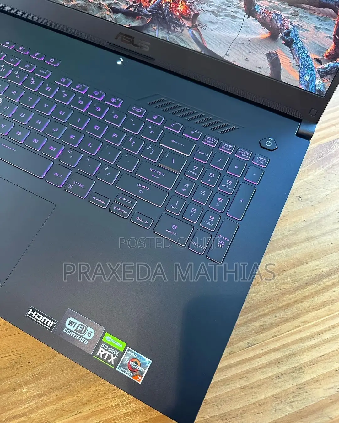 New Laptop Asus TUF516P 16GB AMD Ryzen 7 SSD 512GB