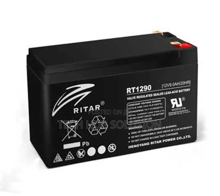 12v/9.0ah Ritar (SMF) Battery