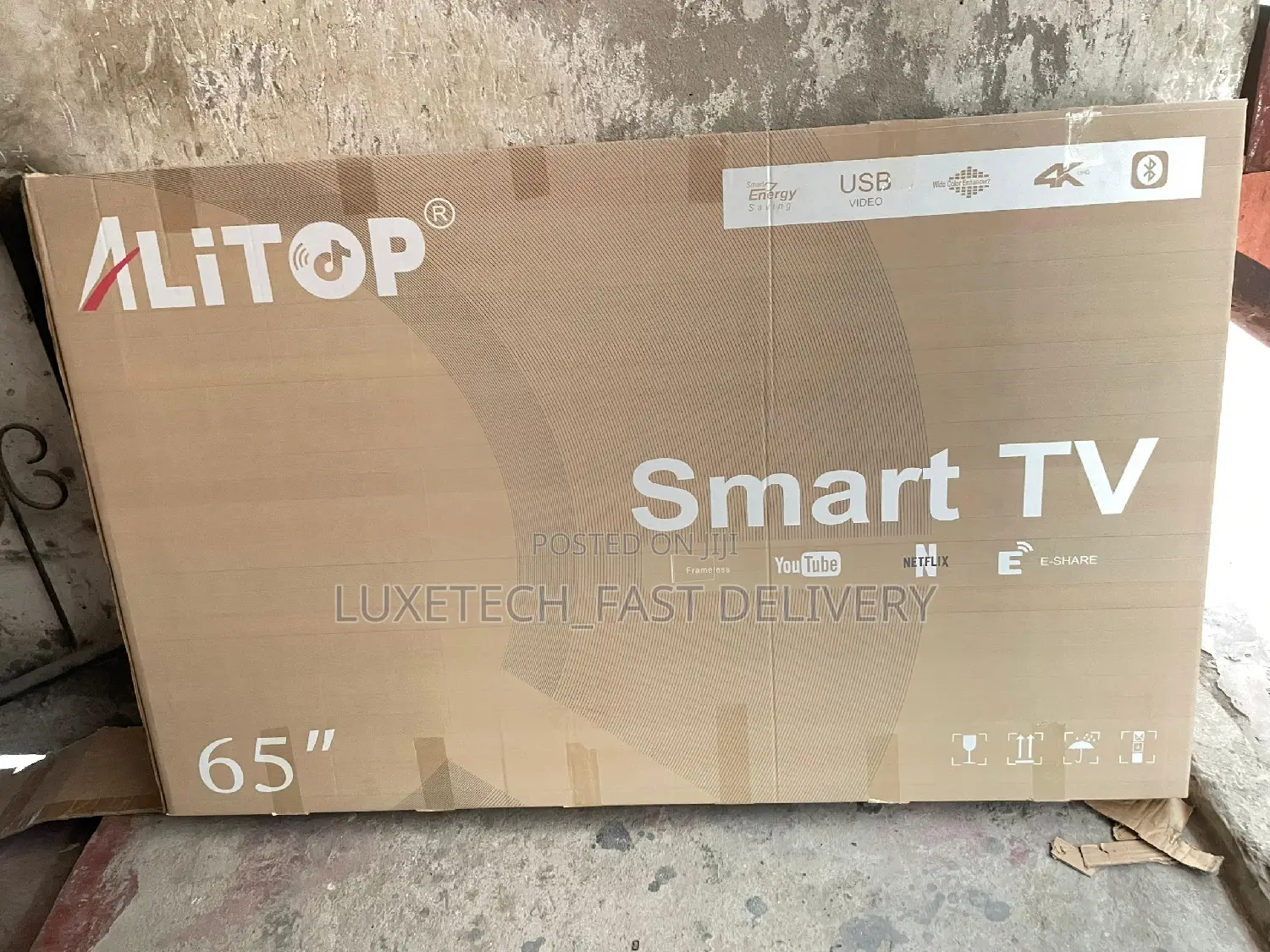 Alitop 65 Inches Smart Uhd TV High Resolution