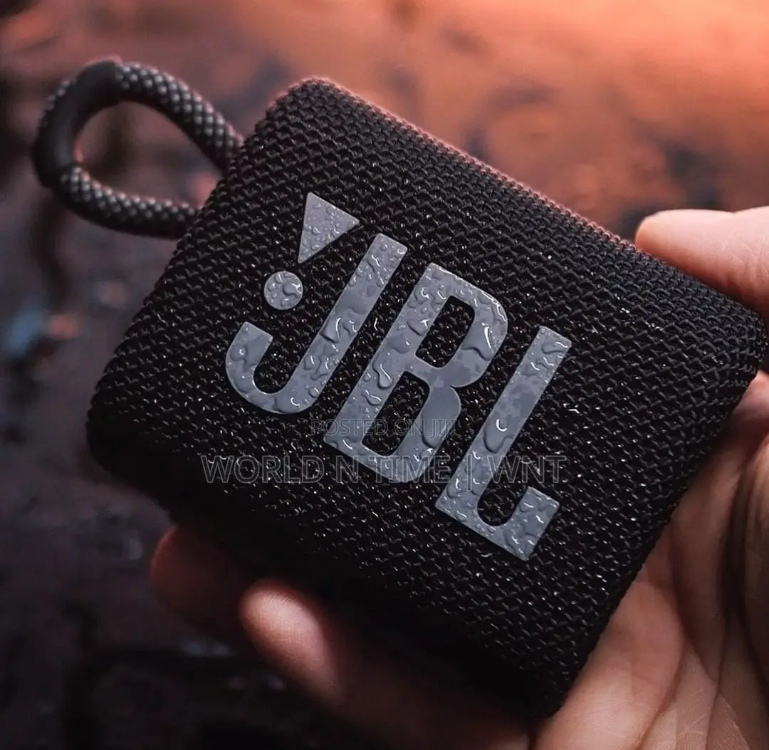 JBL Go 3 Portable Waterproof Bluetooth Speaker.