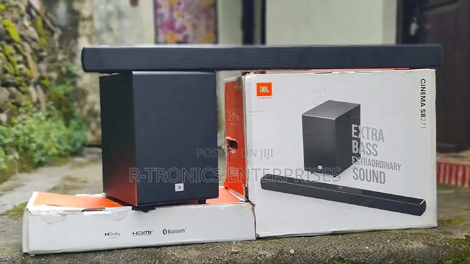 JBL Soundbar Sb270 Wireless Subwoofer Black
