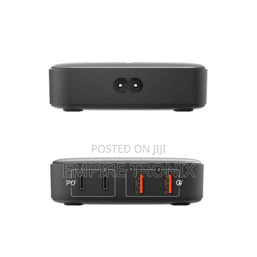 Momax Oneplug 100W 4-Port Gan Charger - Black