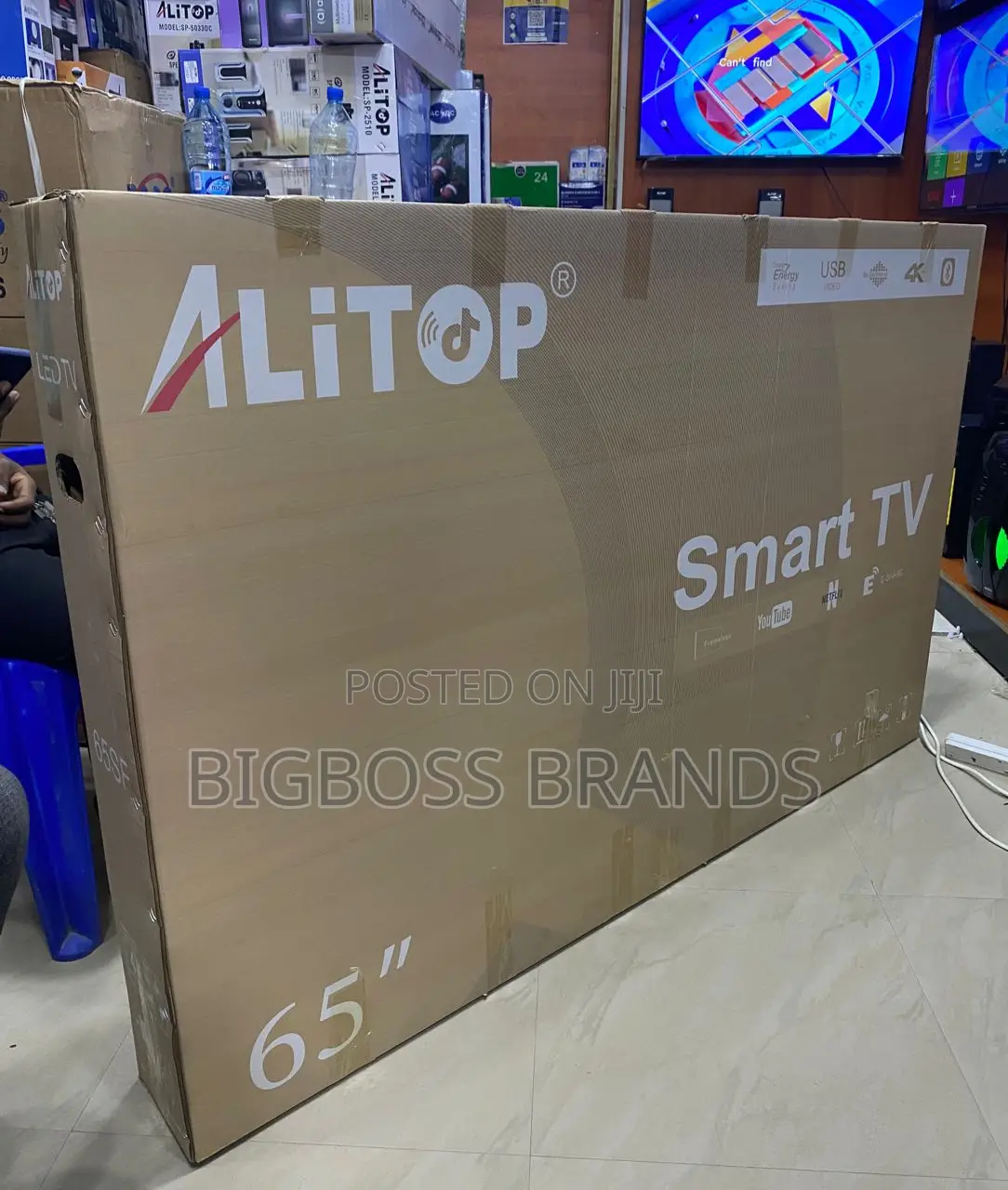 Alitop 65 Inches Frameless Smart