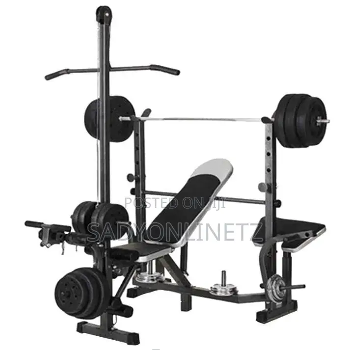 Multi Bench Pull Down With 50kg Dumbbell
