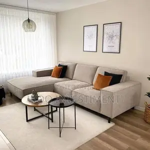 L-Shape Sofa Kali Sana Zinapatikana Mpya