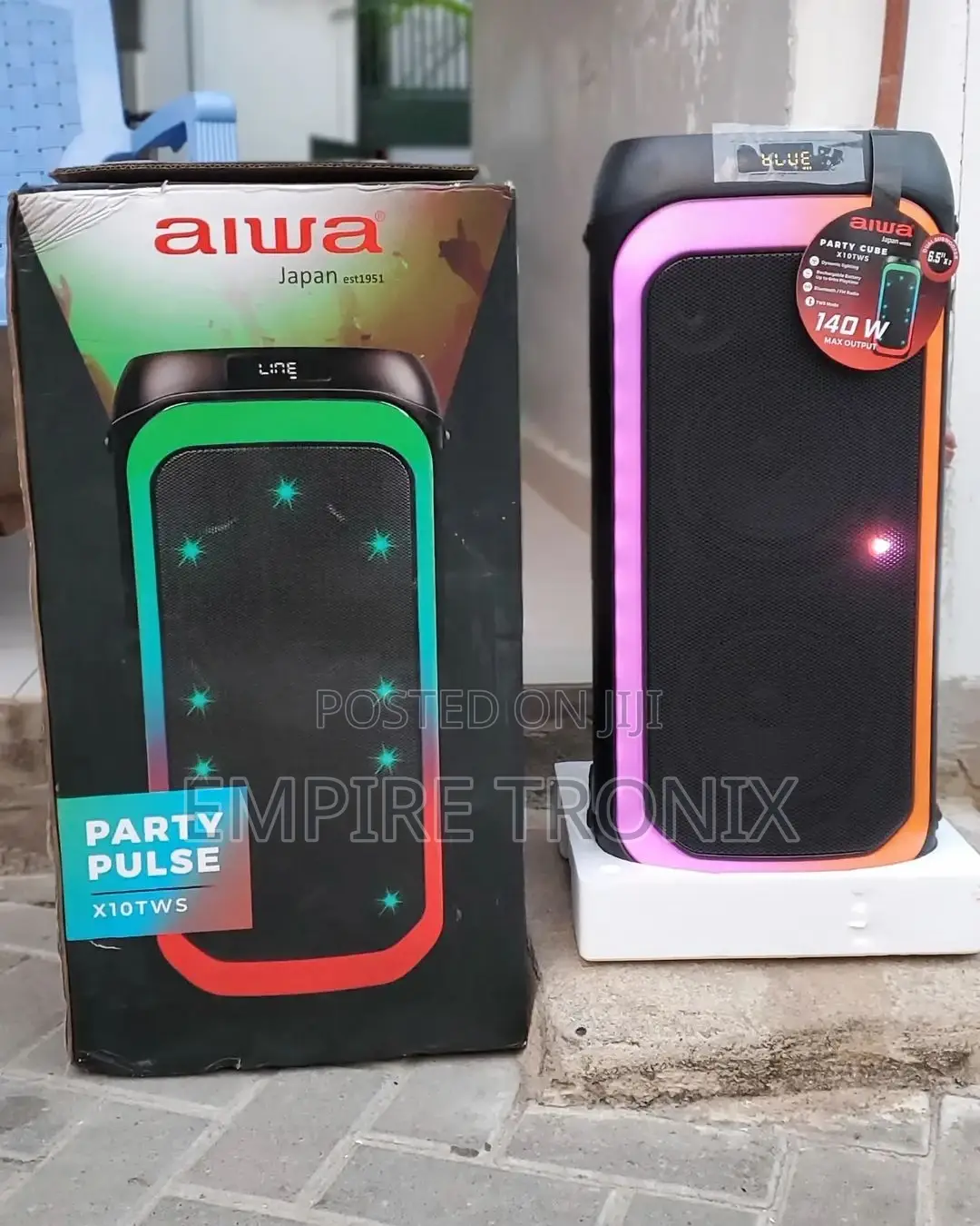 Aiwa X10TWS Bluetooth Party Speaker 140 Watts