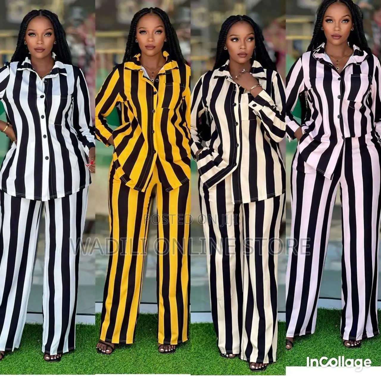 Striped 2 Pc Available