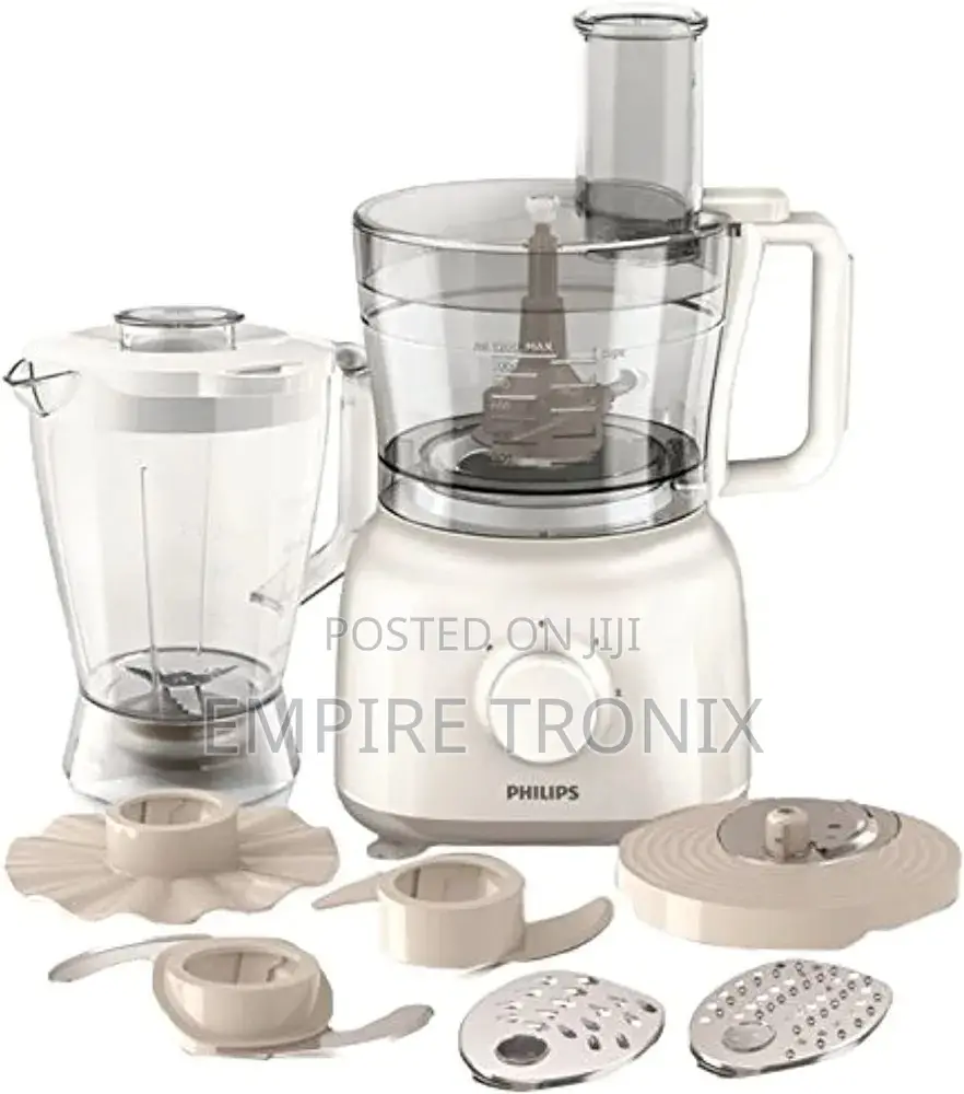 Philips Food Processor 650 Watts White, HR7628