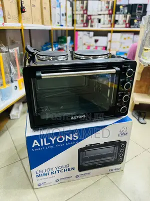 Ailyons Oven 48L Yenye Jiko LA Umeme