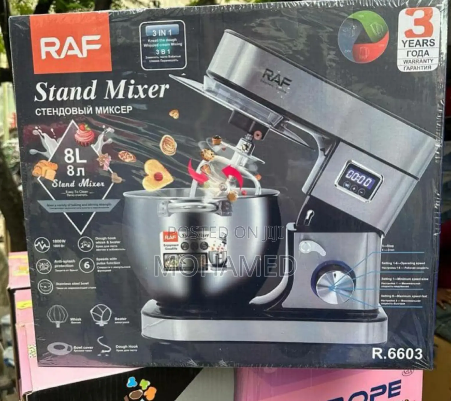 Raf Stand Mixer 8L