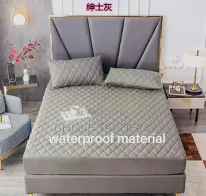 6/5ft Waterproof Bedcover With 2PCS Pillowcases