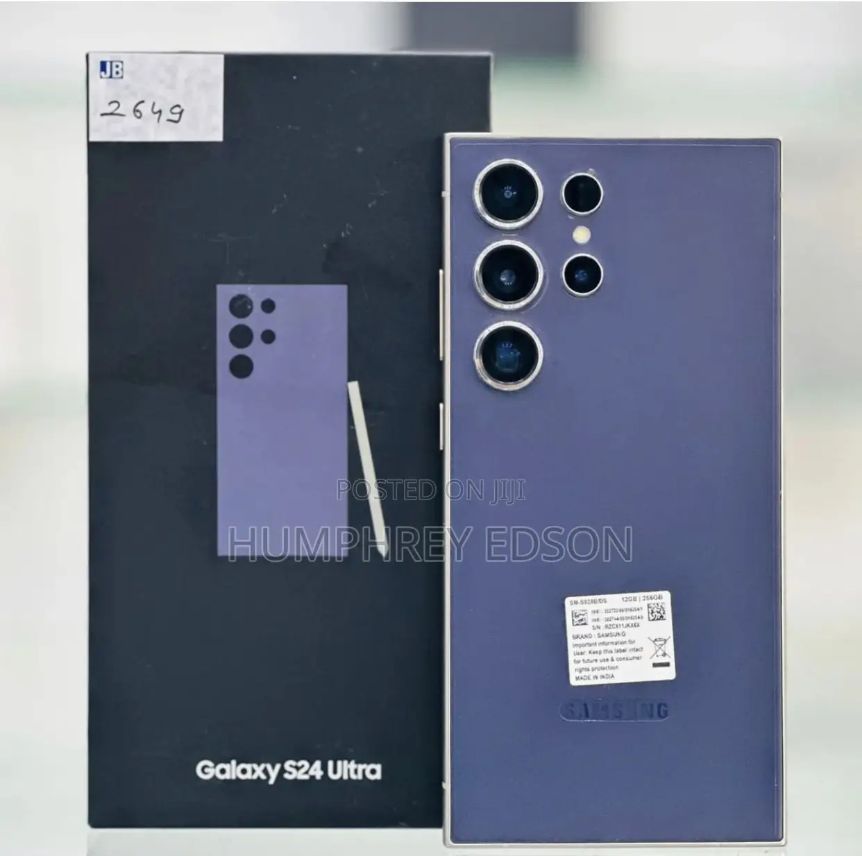 New Samsung Galaxy S24 Ultra 256 GB Blue