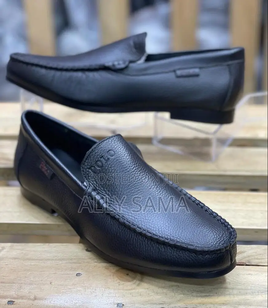 Mens Loafers Polo Black Full