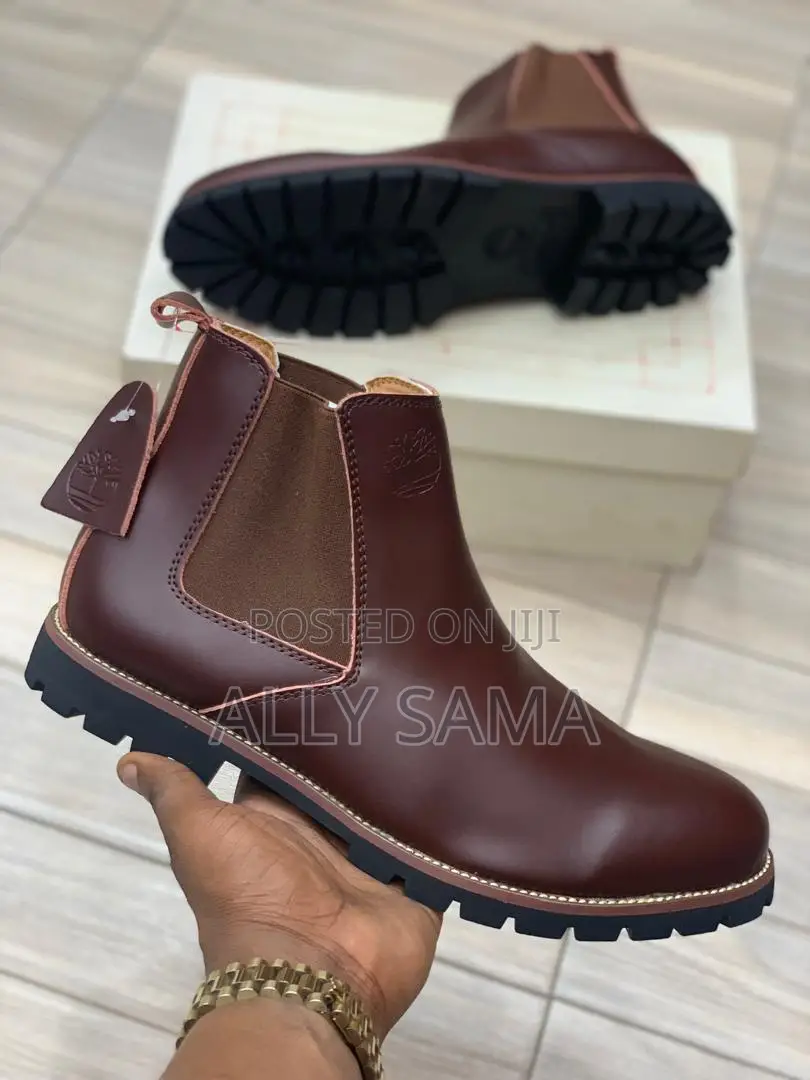 Timberland Boots Coffee Fauxleather