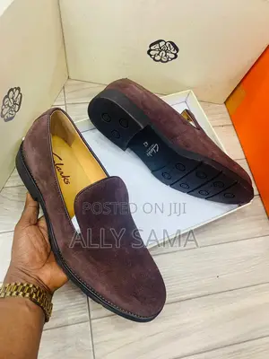 Mens Loafers Clarks Material Suede
