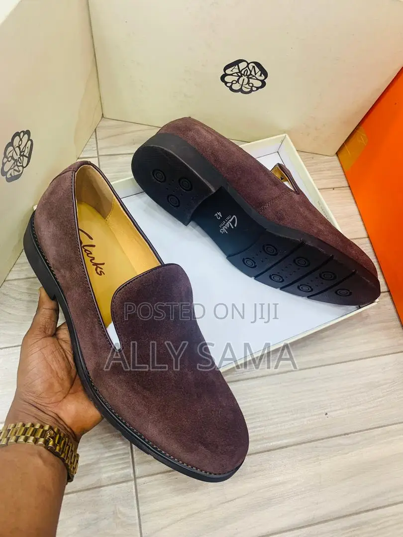 Mens Loafers Clarks Material Suede