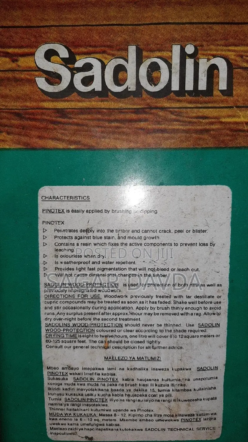 Wood Protection Polish - 5 LTRS