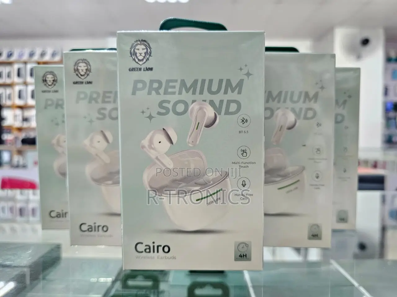 Green Lion Cairo Bluetooth Earphones White