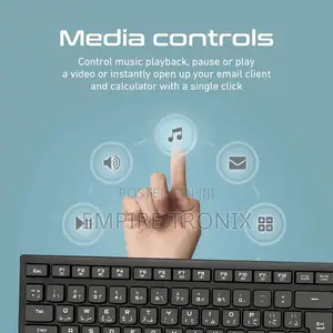 Promate Procombo-12 Wireless Keyboard and Mouse
