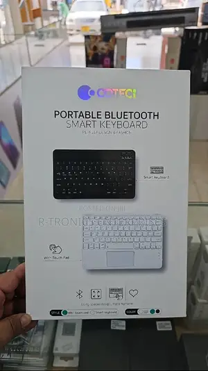 Coteci Portable Bluetooth Smart Keyboard With Touchpad