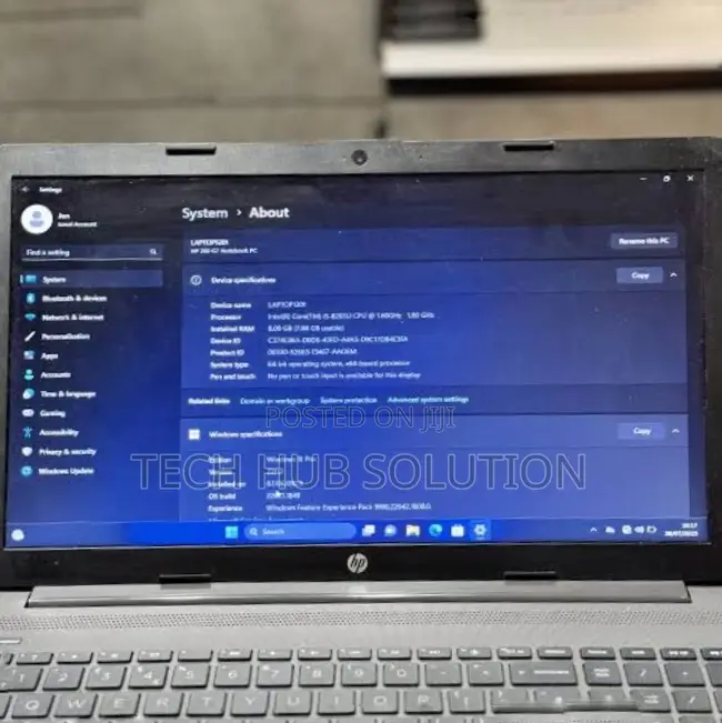 New Laptop HP 250 G7 4GB Intel Celeron HDD 500GB