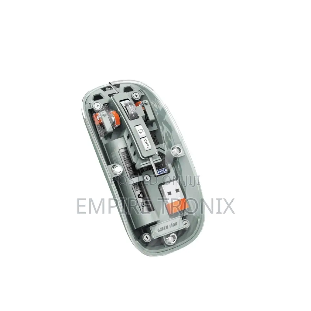 Green Lion Transparent Wireless Mouse