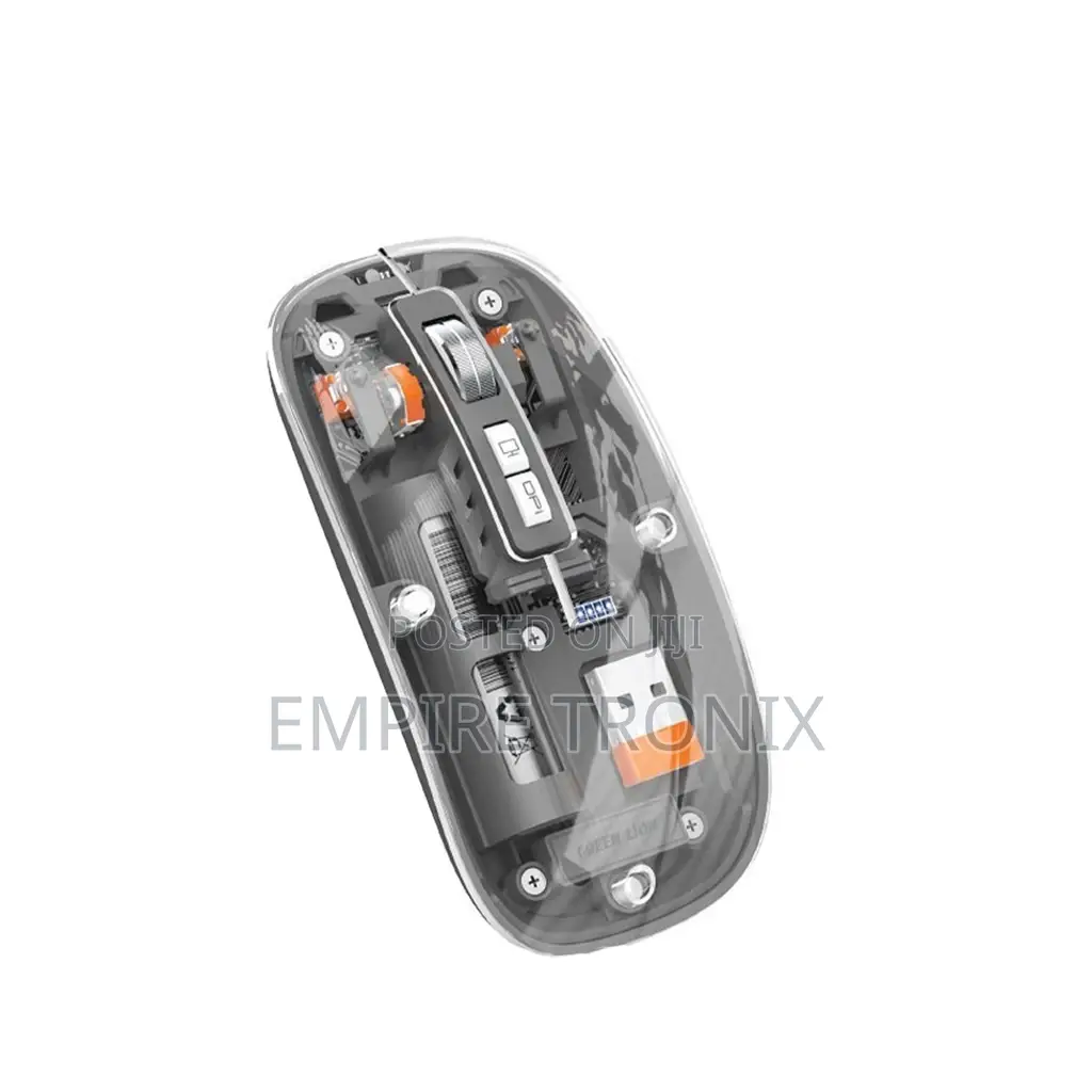 Green Lion Transparent Wireless Mouse