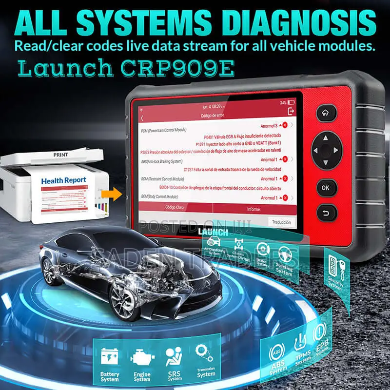 Launch Crp909e(Diagnosis Machine for All Cars)