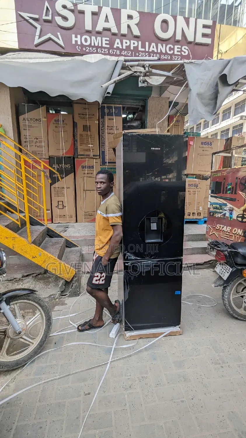 Ofa Ofa = Hisense Friji Lita 270 Mbele Kioo Imara Mkataba