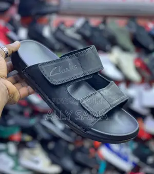 Open Shoes Clarks Black Full Original