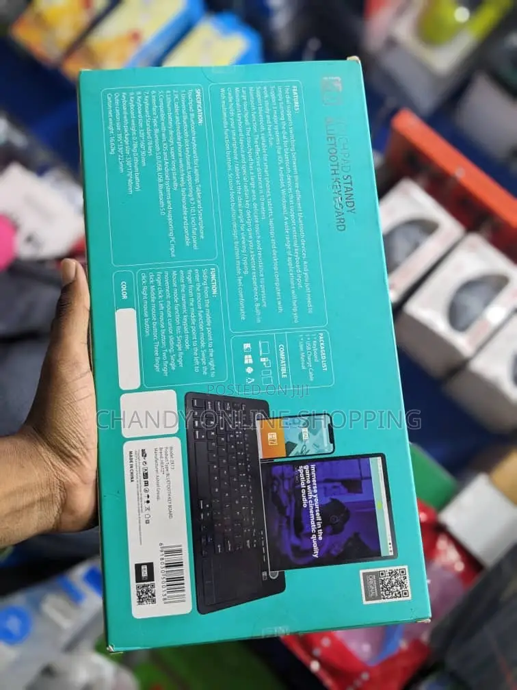 Wireless Keyboard With Bluetooth Touchpad