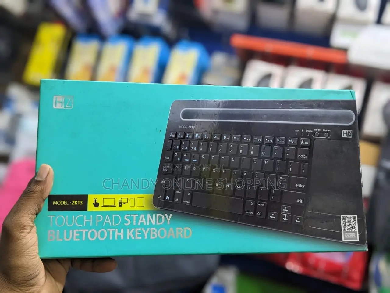 Wireless Keyboard With Bluetooth Touchpad