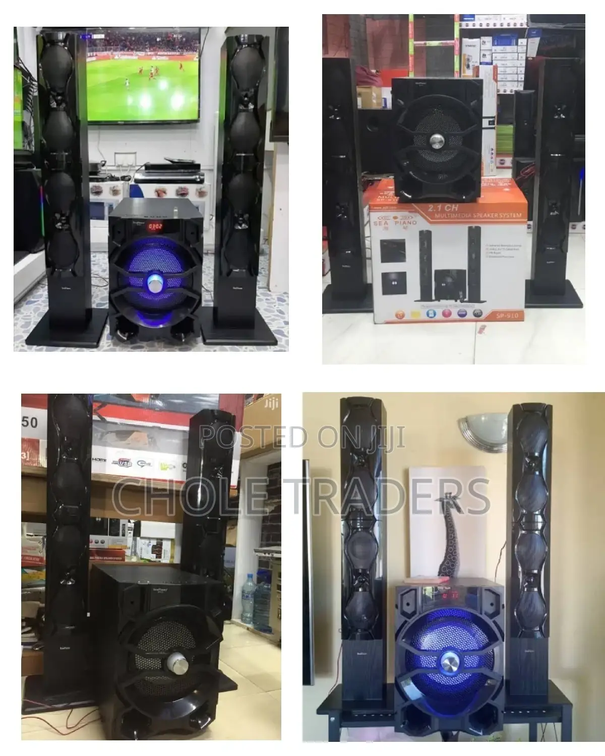Sea Piano Subwoofer With Tower Speaker - SP 910