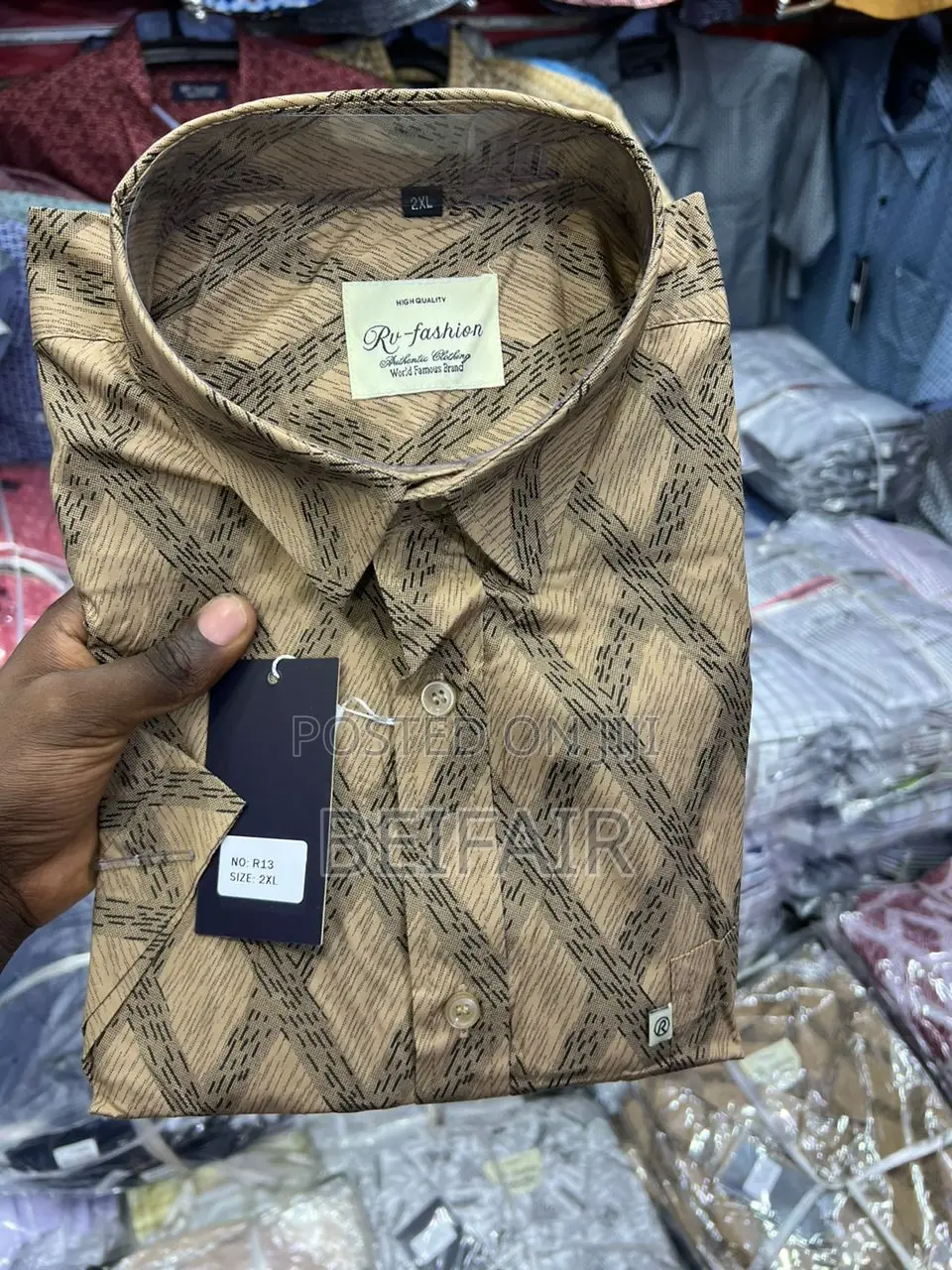 Medium to 5xl Shirts | Mashati Ya Kiume | Medium to Big Size