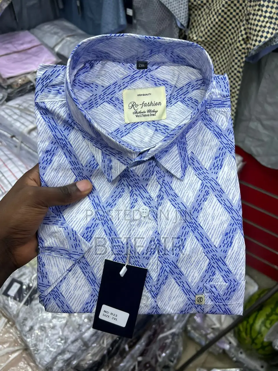 Medium to 5xl Shirts | Mashati Ya Kiume | Medium to Big Size