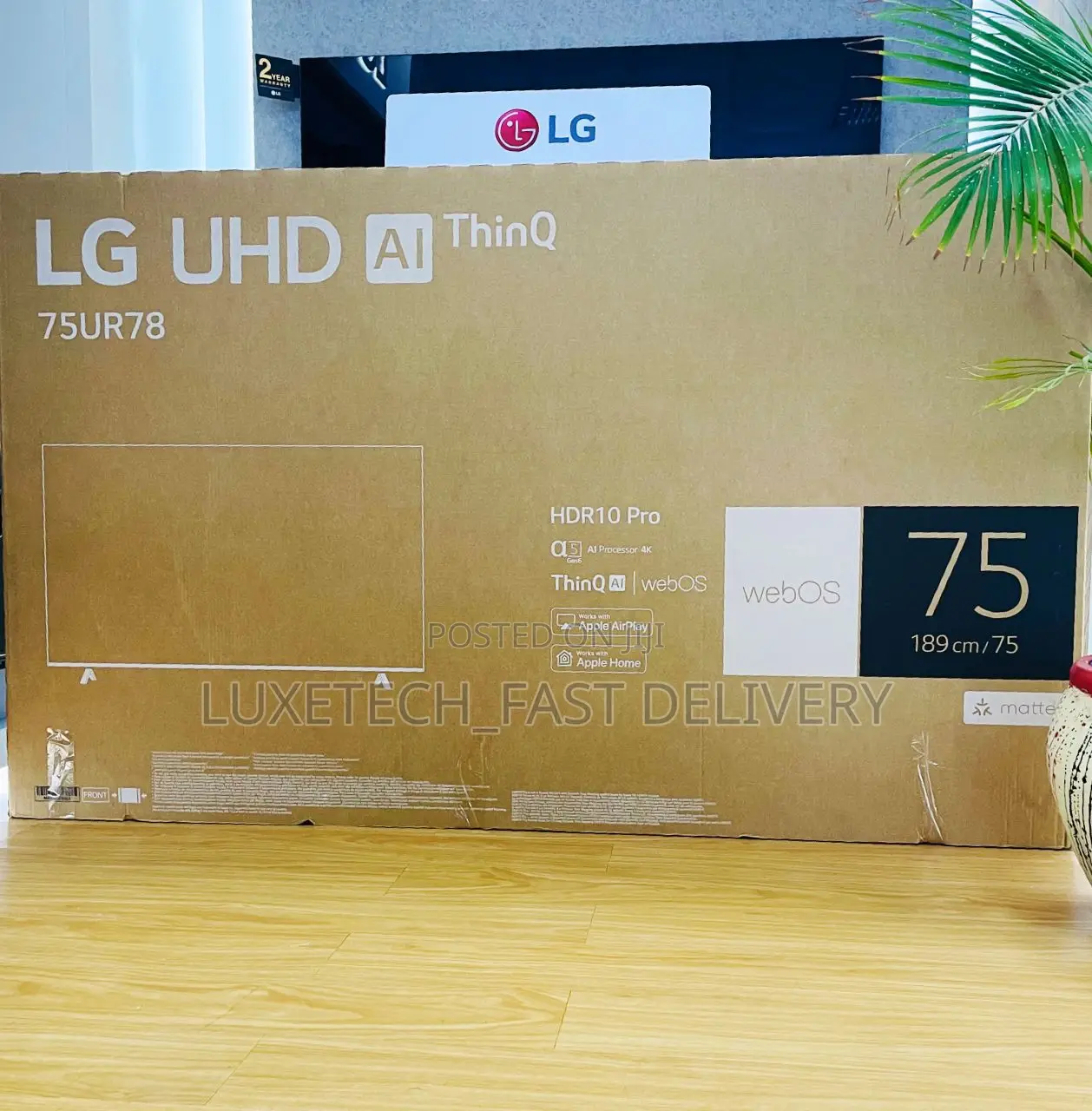 Lg 75 Inches Ur78 Uhd Smart Tv New Model