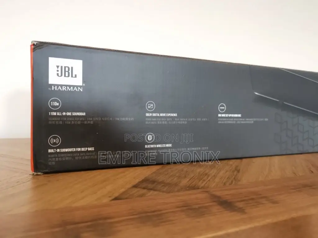JBL Cinema SB110, Dolby Soundbar With Built-in Subwoofer