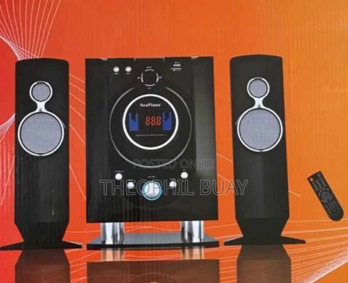 Subwoofer With Two Heavy Speakers From Sea Piano
