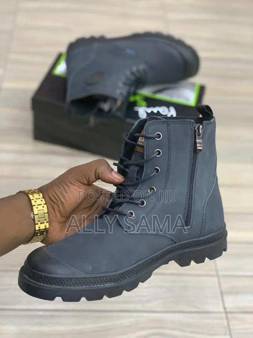New Desgn Palladium Boots Pure Leather