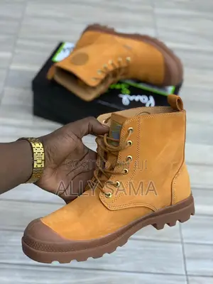 New Desgn Palladium Boots Pure Leather